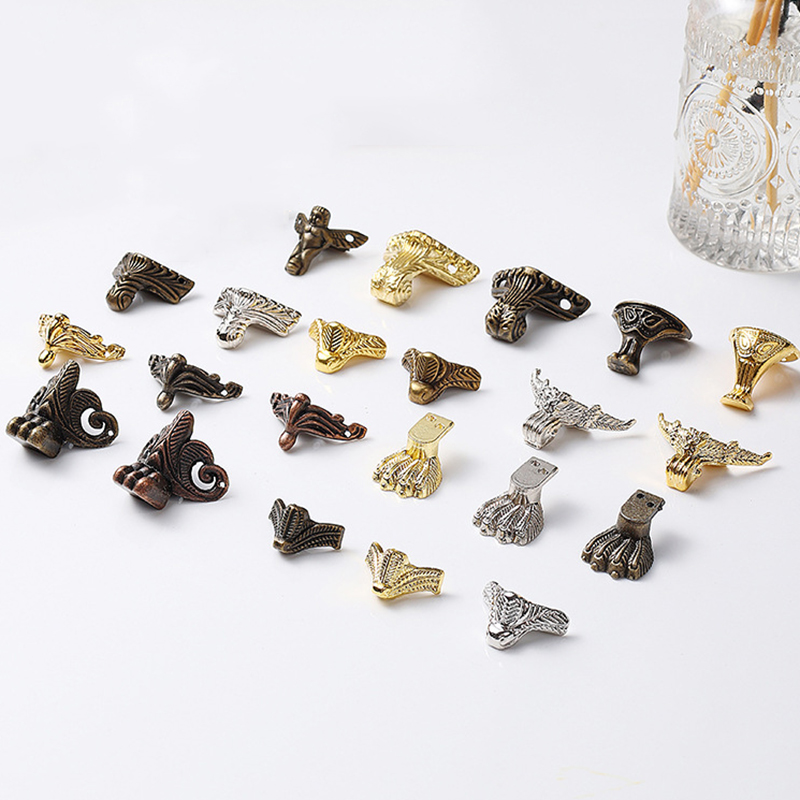 Corner Bracket Angle - Antique Zinc Alloy Jewelry Chest Storage