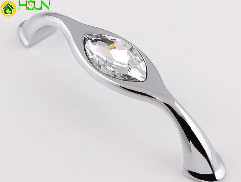 Unique Furniture Hardware - Puxadores de Cristal Chiques de 3.75''