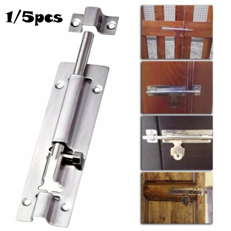 Barrel Bolt Slide - 1/5 Peças Ferrolho de Porta em