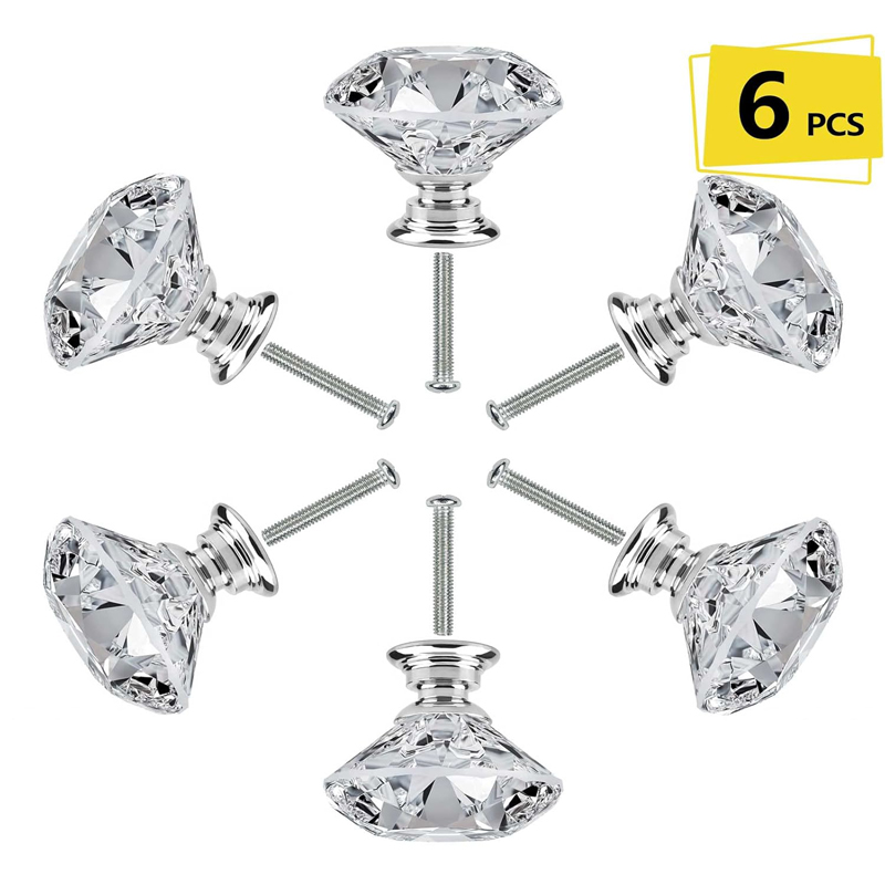 Furniture Hardware Locks - Conjunto de 6 Puxadores de Armário