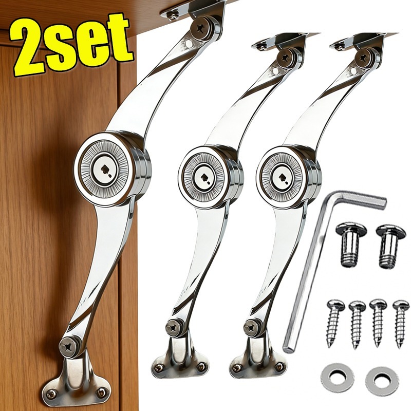 Cabinet Hinge Overlay - Dobradiças Ajustáveis com Fechamento Suave e