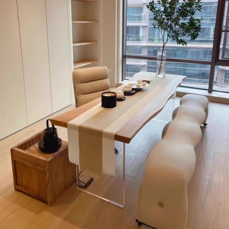 Mesa Flutuante de Madeira Sóli - Home Furniture & Hardware Trading avaliação e preço