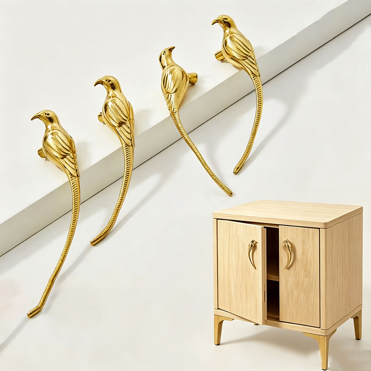 Puxadores de Gaveta Golden Bir - Unique Furniture Hardware avaliação e preço