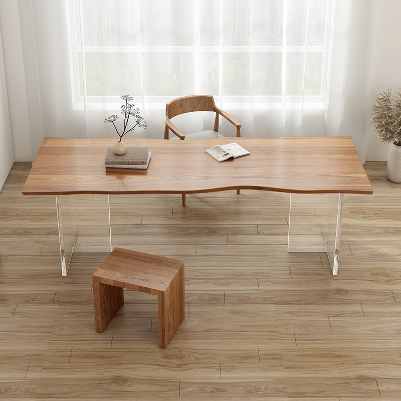 Mesa de madeira sólida acrílic - Home Furniture & Hardware Trading avaliação e preço