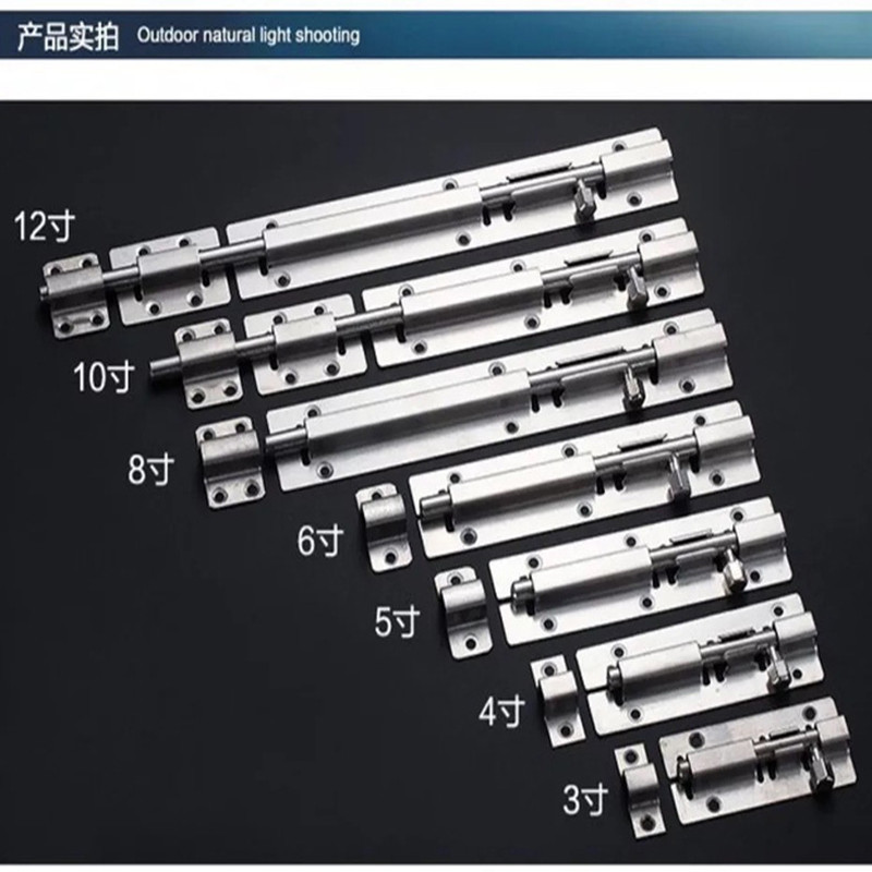 1pc 3/4/5 Polegada longo prata - Barrel Bolt Slide avaliação e preço