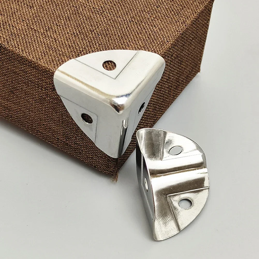 4/8/12pc caixa de metal protet - Corner Bracket Angle avaliação e preço
