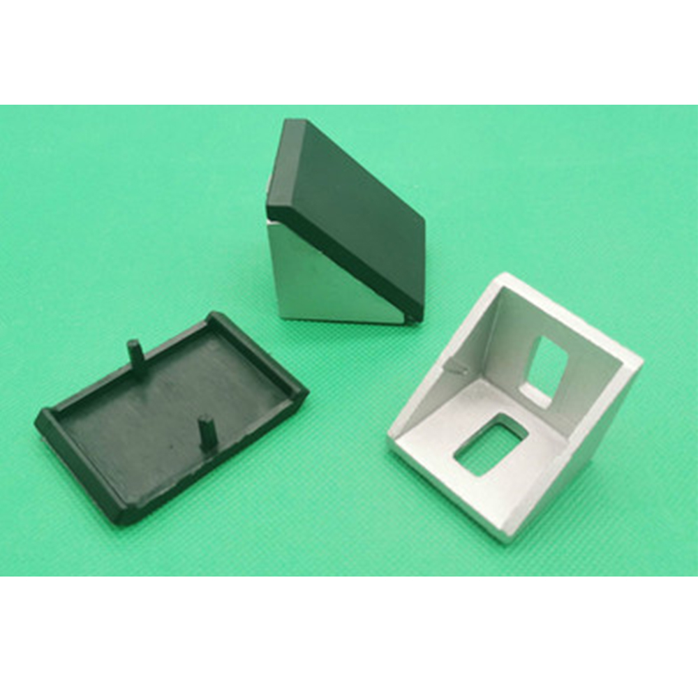 Conector de alumínio preto com - Corner Bracket Angle avaliação e preço