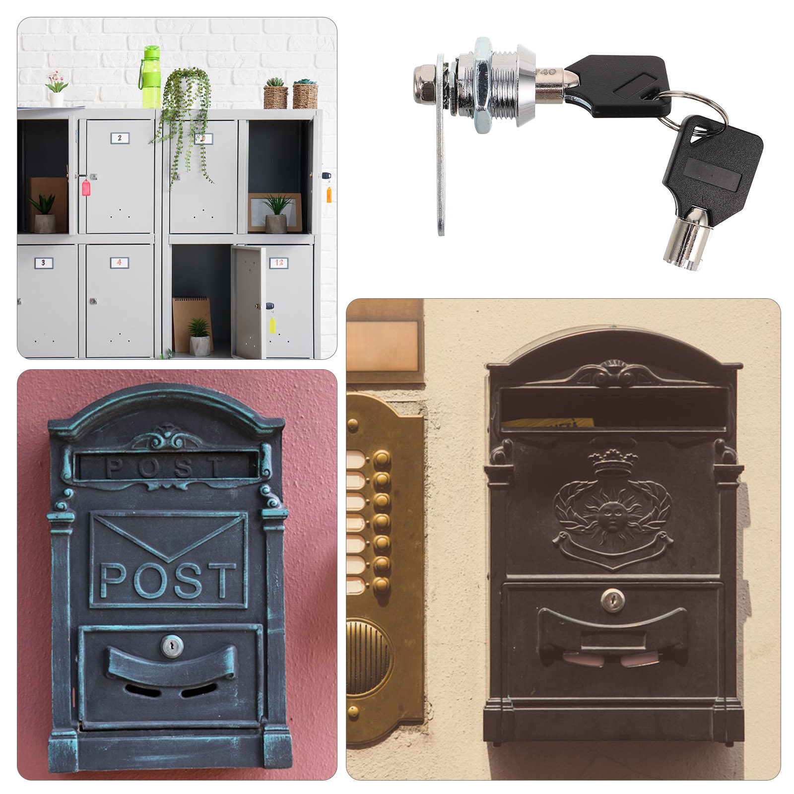 1 Conjunto de Fechaduras de Ci - Furniture Hardware Locks avaliação e preço