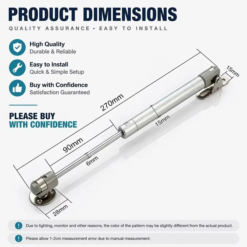 Kit com 4 Amortecedores a Gás  - Cabinet Hinge Overlay avaliação e preço