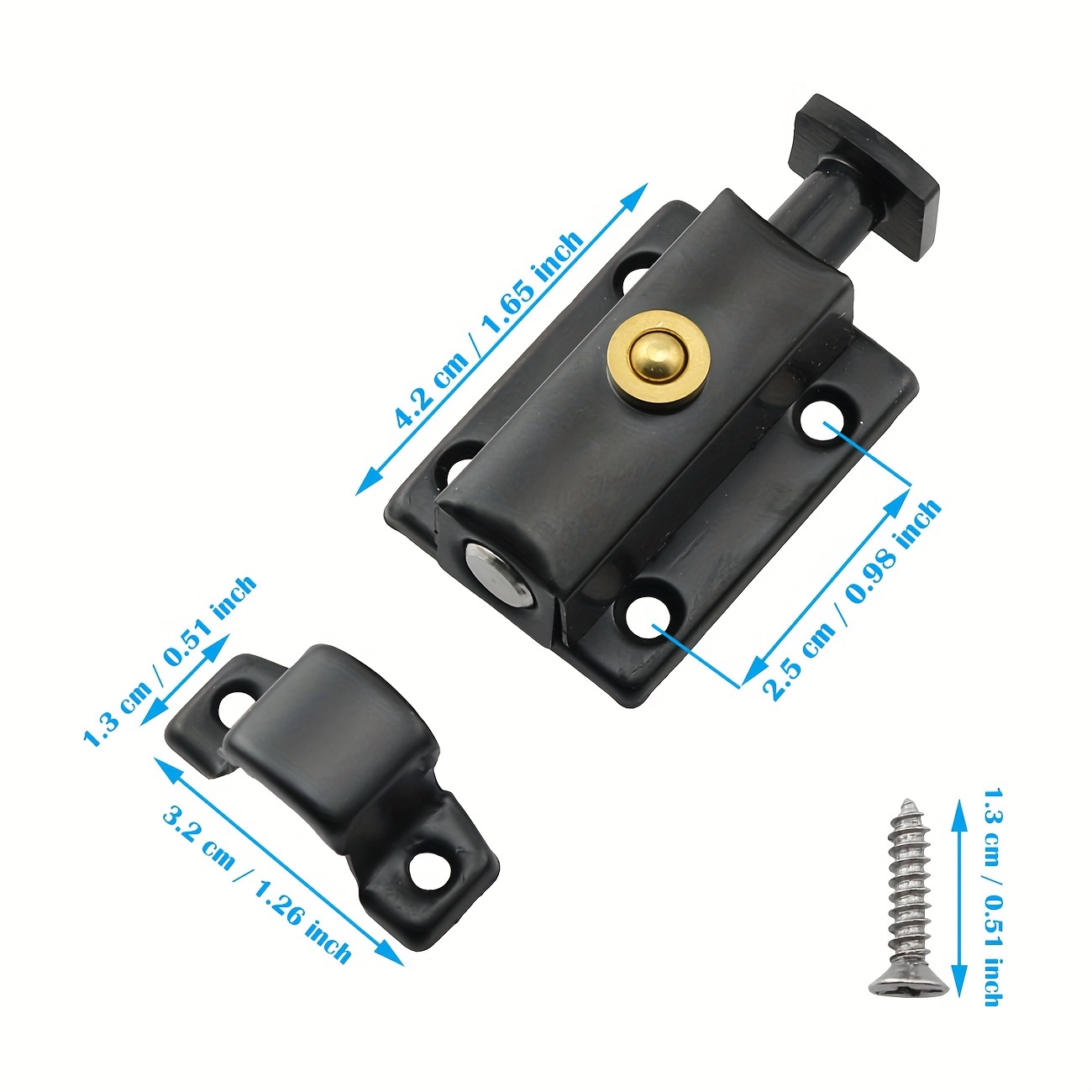 Travas de portão de aço inoxid - Barrel Bolt Slide avaliação e preço