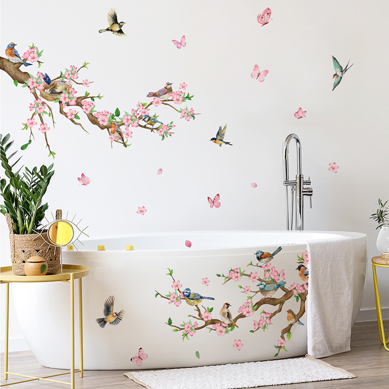 Aquarela rosa ameixa flor de p - Home Furniture & Hardware Trading avaliação e preço