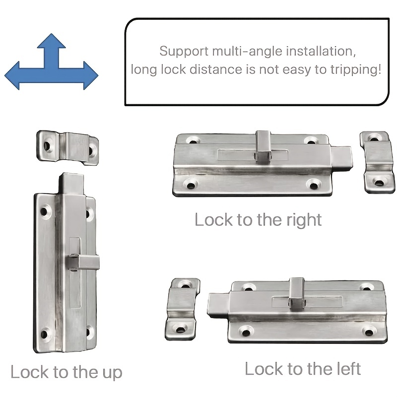 Trilhos de Porta em Aço Inoxid - Barrel Bolt Slide avaliação e preço